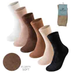 SKARPETA DAMSKA FLUFFY SOFT W25-14 35-38