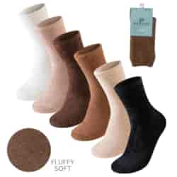 SKARPETA DAMSKA FLUFFY SOFT W25-14 39-42