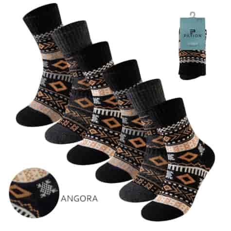 SKARPETA DAMSKA ANGORA DESIGN W25-17 39-42