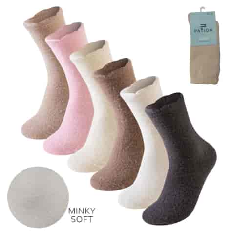 SKARPETA DAMSKA MINKY SOFT W25-21 35-38