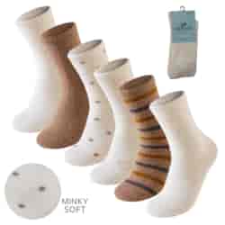 SKARPETA DAMSKA MINKY SOFT W25-22 39-42