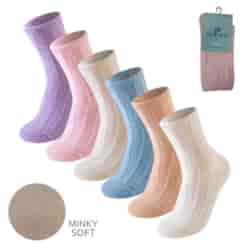 SKARPETA DAMSKA MINKY SOFT W25-25 35-38