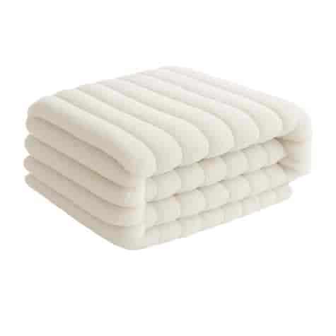 KOC NUMA 150x200 WYTŁACZANY PASY BIAŁY