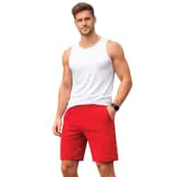 4F SPODENKI MĘSKIE M284 C.CZERWONY ROZM. XL