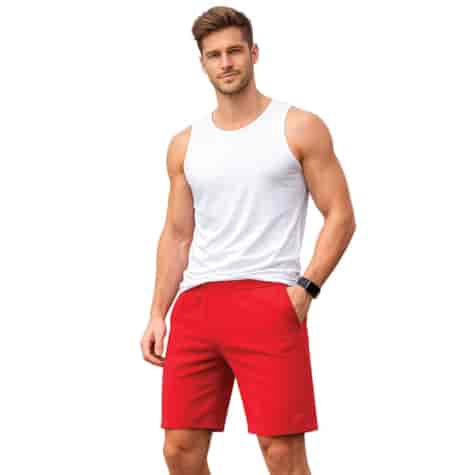 4F SPODENKI MĘSKIE M284 C.CZERWONY ROZM. XL