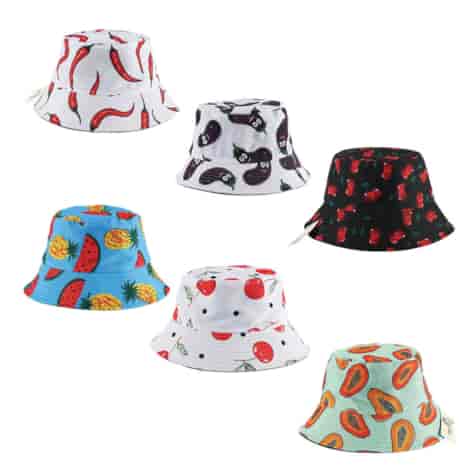 Kapelusz typu bucket Mix wzorów SZ50414-116