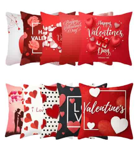 POSZEWKA WALENTYNKOWA AMOURA 45X45CM MIX