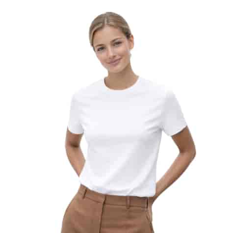 T-SHIRT DAMSKI BASIC BIAŁY S