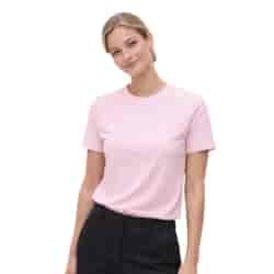 T-SHIRT DAMSKI BASIC RÓŻOWY S