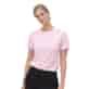 T-SHIRT DAMSKI BASIC RÓŻOWY S