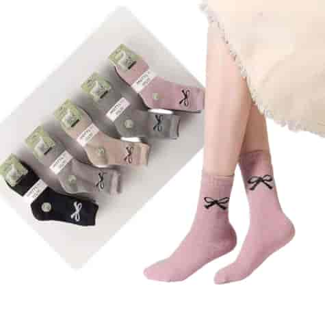 Skarpety damskie angora na frocie