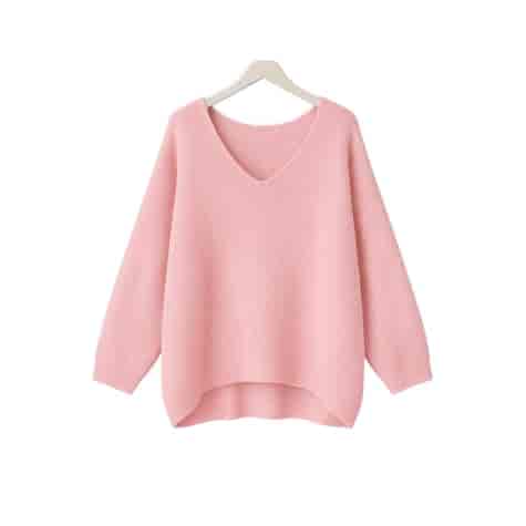 Sweter damski długi rękaw FALLEN BRĄZ