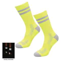 SKARPETY MĘSKIE ODBLASKOWE ZIELONE ROZM. 39-42