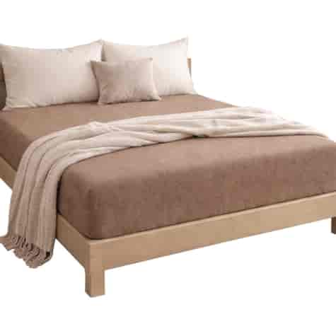 Prześceradło FROTTE 175 GSM 160x200, ciemny beż Lu