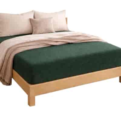 Prześceradło FROTTE 175 GSM 160x200, butelkowa zie