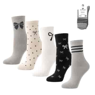 SKARPETY damskie angora THERMO na frocie 35-38