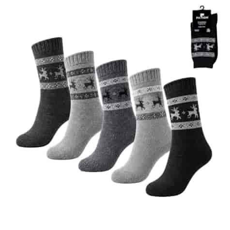 SKARPETY męskie angora THERMO na frocie RP766192