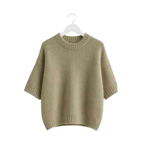 SWETER DAMSKI REJA KHAKI