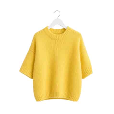 SWETER DAMSKI REJA ŻÓŁTY