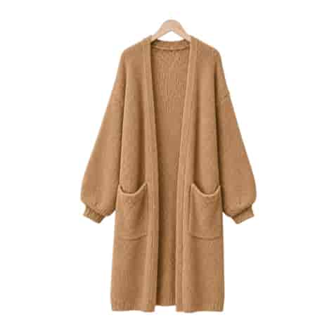 KARDIGAN DAMSKI HEDONE CAMEL