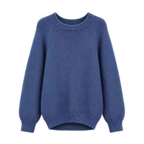 SWETER DAMSKI TEJA NIEBIESKI