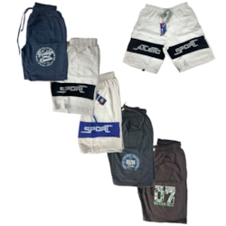 Shorty Męskie Z Nadrukiem Gładkie