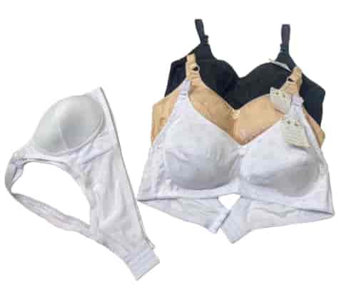 Biustonosz damski miseczka D wzór serduszka