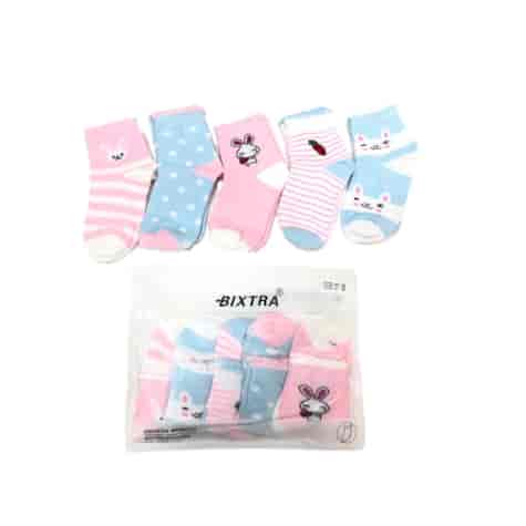 Skarpetki dziewczęce 5-pak