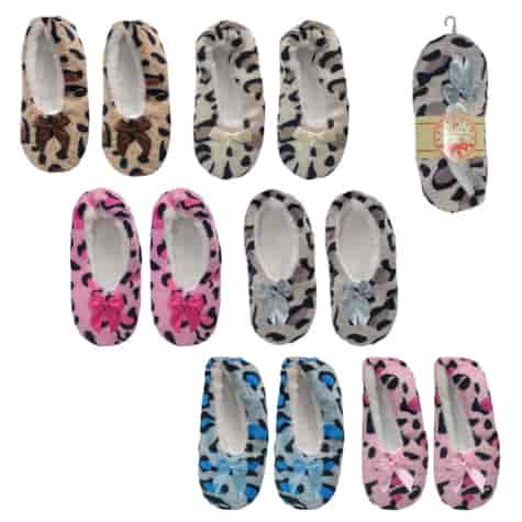 KAPCIE BAMBOSZE DAMSKIE NISKIE