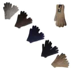 Rękawiczki męskie z delikatnym wzorem plecionki