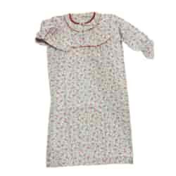 Damska bawełniana koszula nocna z długim rękawem