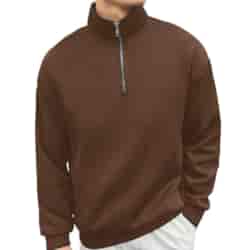 Bluza Polarowa Męska brąz M