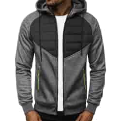 Bluza z kapturem ciemnoszara XL
