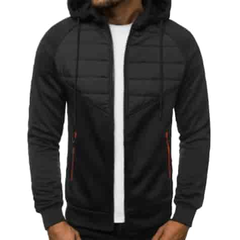 Bluza z kapturem czarna L