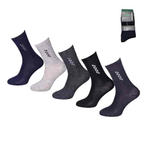 Skarpety męskie garniturowe natural A-07