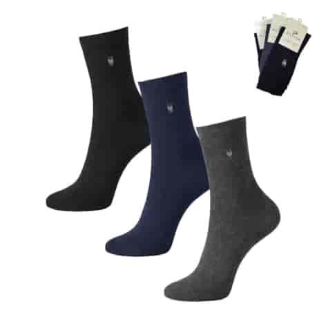 Skarpeta garniturowa męska PATION  mix- wzorowana