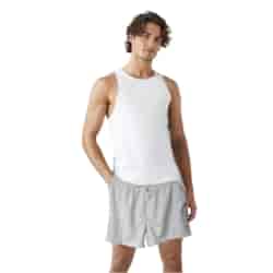 Kąpielówki męskie- białe- wzór kotwica, rozmiar M