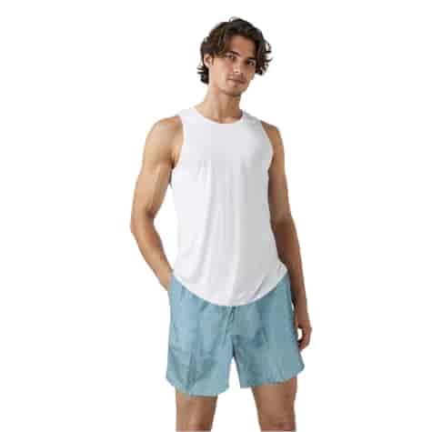 Kąpielówki męskie-miętowe- wzór kotwica, XXL