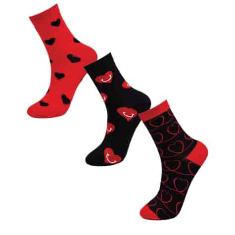 SKARPETY DAMSKIE WALENTYNKOWE 39-42