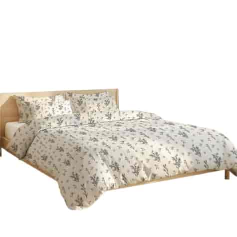 Pościel z mikrofiby FLORE NAVY BLUE 140X200 80x70