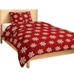 Pościel z mikrofibry NOEL BURGUNDY 140X200 70x80c