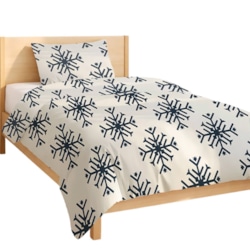 Pościel z mikrofibry NOEL SNOWFLAKE 140X200 70x80