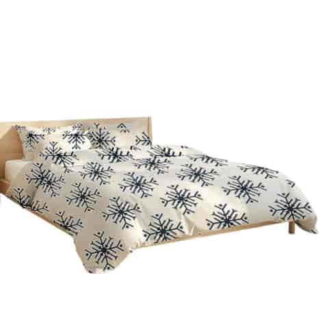 Pościel z mikrofibry NOEL SNOWFLAKE 200x2202x80x70