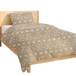 Pościel z mikrofibry NOEL BEIGE 140X200 70x80cm