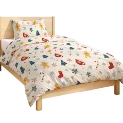 Pościel z mikrofibry NOEL FESTIVE 140X200 70x80cm