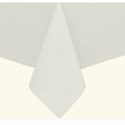 OBRUS SZTUCZNY LEN LILIAN CREAM 110X160CM