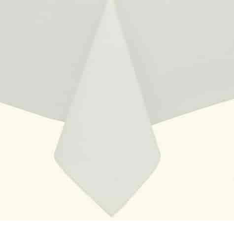 OBRUS SZTUCZNY LEN LILIAN CREAM 110X160CM