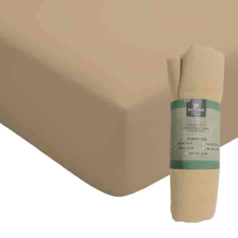 PRZEŚCIERADŁO Z GUMKĄ SIENNA BEŻ 160X200