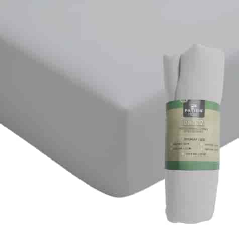 PRZEŚCIERADŁO Z GUMKĄ SIENNA SZARY 140X200