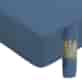 PRZEŚCIERADŁO Z GUMKĄ SIENNA NIEBIESKI 180x200
